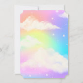 Gymnastik Einladung zum Geburtstag | Gymnastik-Par (Rückseite)