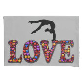 Gymnastik Emoji Liebe Pillowcase Kissenbezug (Vorderseite)