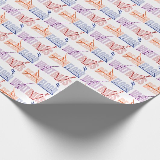 Gymnastik-Ereignisse Geschenkpapier (Ecke)