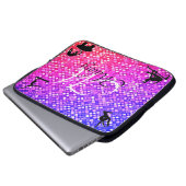 Gymnastik Ereignisse Monogramm Sparkor Personalisi Laptopschutzhülle (Vorne Knopf)