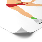 Gymnastik-Erwärmung Poster (Ecke)