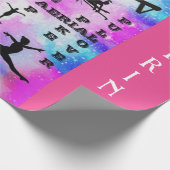 Gymnastik-Fähigkeiten Crosswords Custom Wrapping P Geschenkpapier (Ecke)