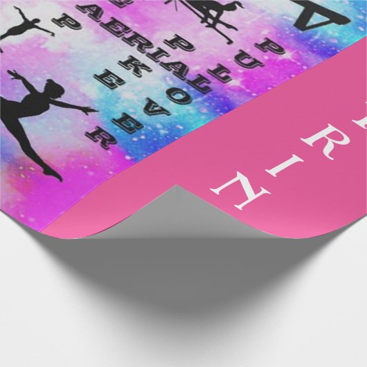 Gymnastik-Fähigkeiten Crosswords Custom Wrapping P Geschenkpapier (Ecke)