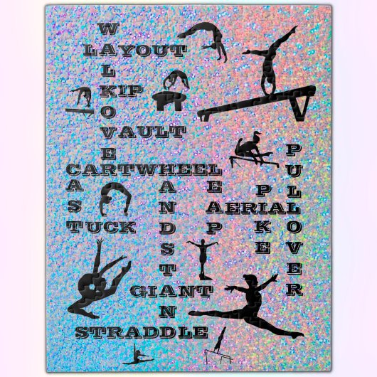 Gymnastik Fähigkeiten Crosswords Holografie Puzzle