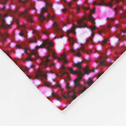 Gymnastik Fallende Herzen Fleece Blanket (Ecke)