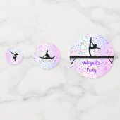 Gymnastik - Farben und Sterne überall Konfetti (Vorderseiten)