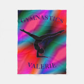 Gymnastik farbenfrohe Fleece Blankon (Vorderseite)