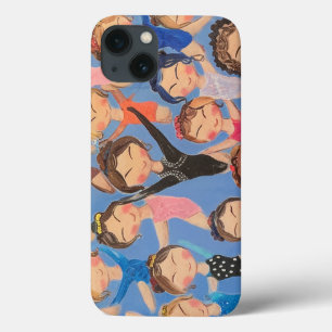 Gymnastik farbiges Mustergeschenk Case-Mate iPhone Hülle