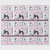 Gymnastik fasst Packpapier ab (Flach)