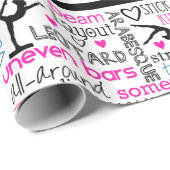 Gymnastik fasst Packpapier ab (Rolleneckpunkt)