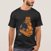Gymnastik-Fitness Pit Bull Gym - Gewichtheben T-Shirt (Vorderseite)