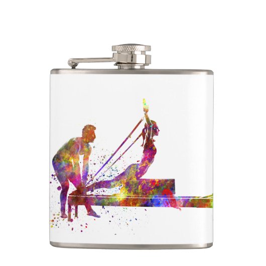 Gymnastik Flachmann (Vorderseite)