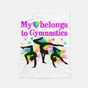 GYMNASTIK FLEECEDECKE