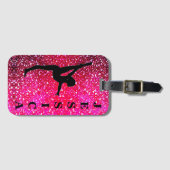 Gymnastik Floating Heart Gepäckanhänger (Vorderseite (Horizontal))