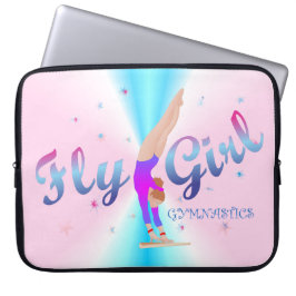 Gymnastik - Fly Girl Laptop-Sieb Laptopschutzhülle