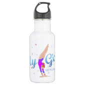 Gymnastik - Fly Girl Wasserflasche (Vorderseite)