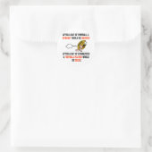Gymnastik Football Runder Aufkleber (Tasche)