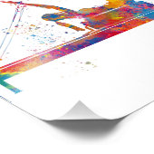 Gymnastik Fotodruck (Ecke)