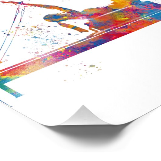 Gymnastik Fotodruck (Ecke)