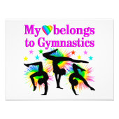 GYMNASTIK FOTODRUCK (Vorne)