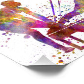 Gymnastik Fotodruck (Ecke)