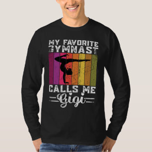 Gymnastik Frauen Großmutter Gigi Gymnast Tanz Retr T-Shirt