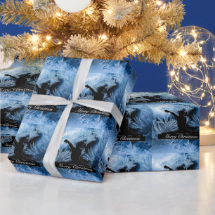 Gymnastik "Frohe Weihnachten" Frozen Wrapping Pape Geschenkpapier
