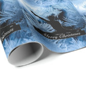 Gymnastik "Frohe Weihnachten" Frozen Wrapping Pape Geschenkpapier (Rolleneckpunkt)