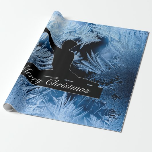 Gymnastik "Frohe Weihnachten" Frozen Wrapping Pape Geschenkpapier (Ungerollt)