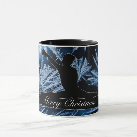 Gymnastik "Frohe Weihnachten" gefroren Tasse (Zentrum)
