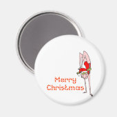 Gymnastik Frohe Weihnachten Magnet (Vorderseite/Rückseite)