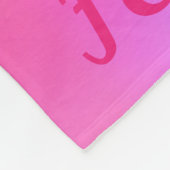 GYMNASTIK "FÜHLEN SIE DEN POWER" FLOECE BLANKET. FLEECEDECKE (Ecke)