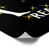 Gymnastik für die Sterne Poster (Ecke)