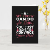 Gymnastik für Mädchen - Ihr Körper kann alles tun Karte (Gelbe Blume)