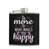 Gymnastik für Mädchen - Motivierend Glücksangebot Flachmann (Vorderseite)