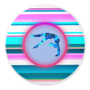 Gymnastik für Mädchen, Power Tumbling, Handspring Keramikknauf