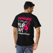 Gymnastik für Mädchen - Warnung, dass ich mögliche T-Shirt (Schwarz voll)