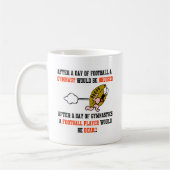 Gymnastik-Fußball Kaffeetasse (Links)