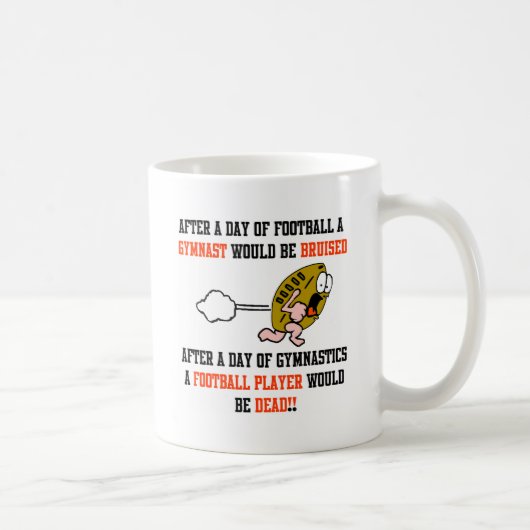 Gymnastik-Fußball Kaffeetasse (Rechts)