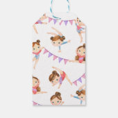 Gymnastik Gastgeschenk Tag Geschenkanhänger (Rückseite)