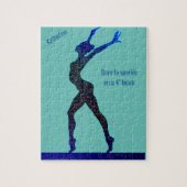 Gymnastik Geboren zu Sparkle auf Beam Puzzle (Vertikal)