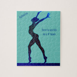 Gymnastik Geboren zu Sparkle auf Beam Puzzle