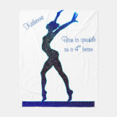 Gymnastik Geboren zu Sparkle Balance Beam Fleece B (Vorderseite)
