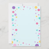 Gymnastik Geburtstag Einladung Gymnastik Party (Rückseite)