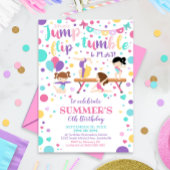 Gymnastik Geburtstag Einladung Gymnastik Party