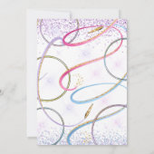 Gymnastik Geburtstag Einladung Party Gymnastik (Rückseite)