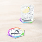 Gymnastik Geburtstagsbilanz Wasserfarbenpräparat Untersetzer (Vor Ort)