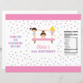 Gymnastik Geburtstagspacker (Vorne/Hinten)