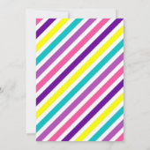 Gymnastik Geburtstagsparty Einladung für ein Mädch (Rückseite)