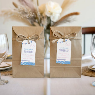 Gymnastik Geburtstagsparty Geschenkanhänger